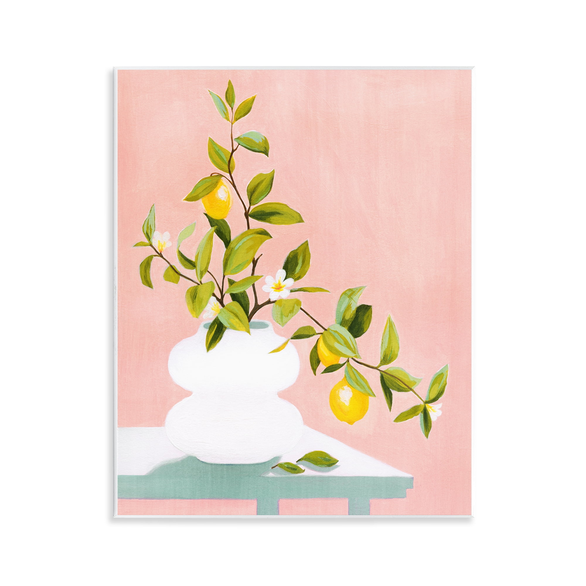 Stupell Industries Afternoon Limoncello Plant Wall Plaque Art, design by Grace Popp