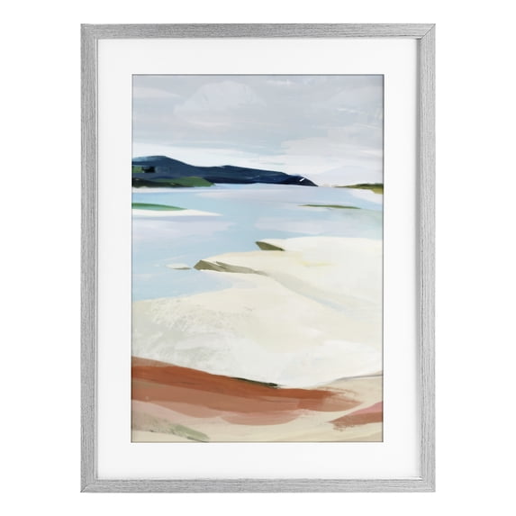 Stupell Industries Afternoon Winter Scene Gray Framed Print Under Glass design by Ken Roko, 20 x 14