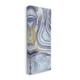thumbnail image 1 of Stupell Industries Agate Crystal Pattern Purple Gold Abstract Design Canvas Wall Art by Danielle Carson, 1 of 6