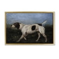 thumbnail image 1 of Stupell Industries Transitional Alert Hunting Dog in Field Gold Floating Frame Canvas Art, 31 x 21, by Arlington Prints, 1 of 8