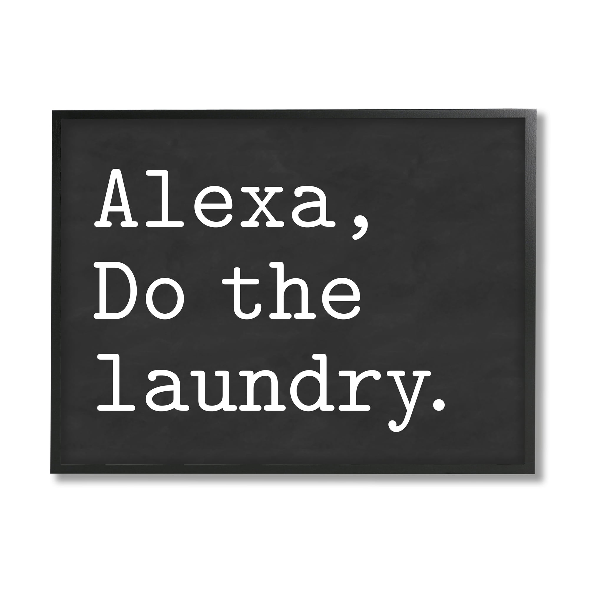 Stupell Industries Alexa, Do the Laundry Phrase Modern Minimal Typography, 16 x 20, Designed by Lettered and Lined