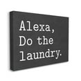 thumbnail image 1 of Stupell Industries Alexa, Do the Laundry Phrase Modern Minimal Typography, 30 x 40, Designed by Lettered and Lined, 1 of 6