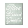 thumbnail image 1 of Stupell Industries Alive Blessed Grateful Vintage Tree Pattern Phrase Graphic Art Gallery Wrapped Canvas Print Wall Art, Design by Daphne Polselli, 1 of 7