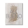 thumbnail image 1 of Stupell Industries All Bueno Phrase Vintage Pineapple Illustration Rustic Pattern Graphic Art Gallery-Wrapped Canvas Print Wall Art, 30x40, by Daphne Polselli, 1 of 5