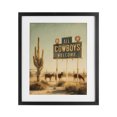 thumbnail image 1 of Stupell Industries Rustic Lodge All Cowboys Welcome Desert Black Framed Print Under Glass, 13 x 16, by Arlington Prints, 1 of 8
