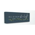 thumbnail image 1 of Stupell Industries All Is Calm Blue Holiday Christmas Word DesignCanvas Wall Art By Artist Tammy Apple, 1 of 3
