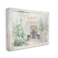 thumbnail image 1 of Stupell Industries All Is Calm Phrase Vintage Christmas Country Road Holiday Painting Gallery Wrapped Canvas Art Print Wall Art, 36 x 48, 1 of 6