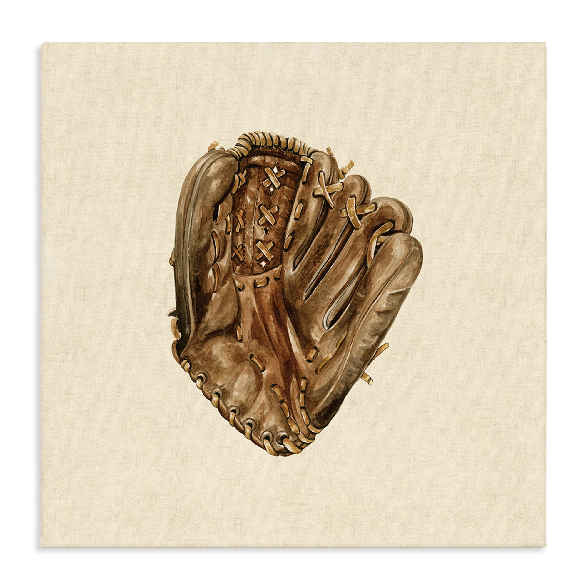 Stupell Industries All Star Baseball Glove Canvas Wall Art, design by Bethany Sandoval