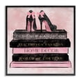 thumbnail image 1 of Stupell Industries Contemporary All Things Fashion Book Stack Black Framed Giclee Art, 12 x 12, by Natalie Carpentieri, 1 of 8