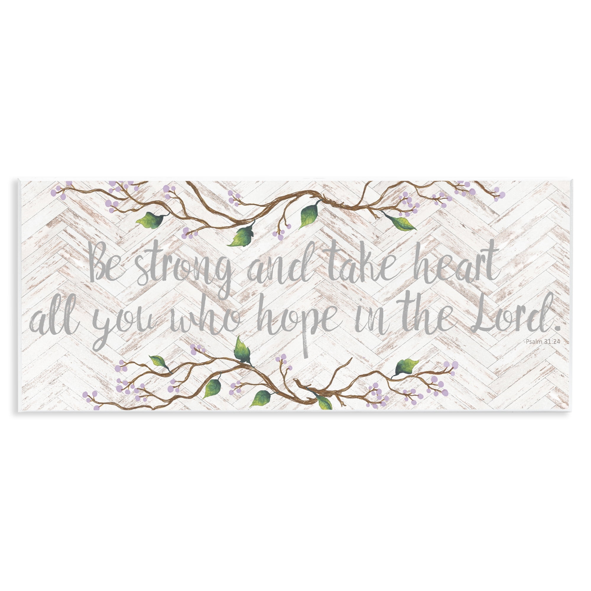 Stupell Industries All You Who Hope Wall Plaque Art, design by Elizabeth Medley