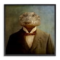 thumbnail image 1 of Stupell Industries Alligator in Business Suit Animals & Insects Painting Black Framed Art Print Wall Art, 24 x 24, 1 of 9