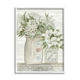 thumbnail image 1 of Stupell Industries Alluring White Florals Classic Country Ceramic Jars, 24 x 30, Designed by Cindy Jacobs, 1 of 8