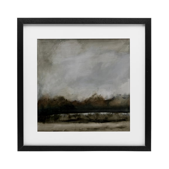 Stupell Industries Along The Canal Landscape Black Framed Print Under Glass design by Pamela Munger, 16 x 16