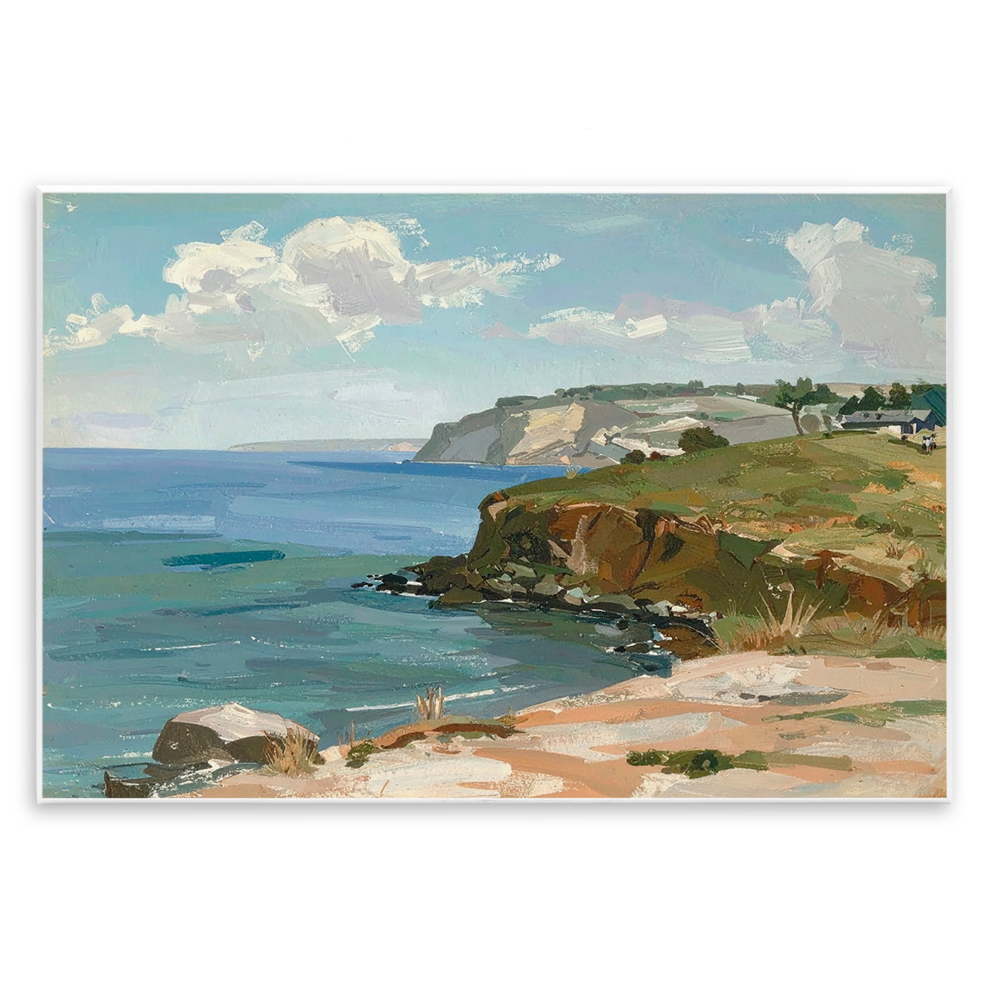 Stupell Industries Along The Shore Scenery Wall Plaque Art, design by Alonza Saunders