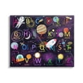 thumbnail image 1 of Stupell Industries Alphabet Teaching Outer Space Astronomy Words Letters Canvas Wall Art, 48 x 36, Design by Carla Daly, 1 of 5