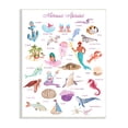 thumbnail image 1 of Stupell Industries Alphabet of Mermaids ABC Kid's Nautical Fantasy, 13 x 19, Designed by Ziwei Li, 1 of 6