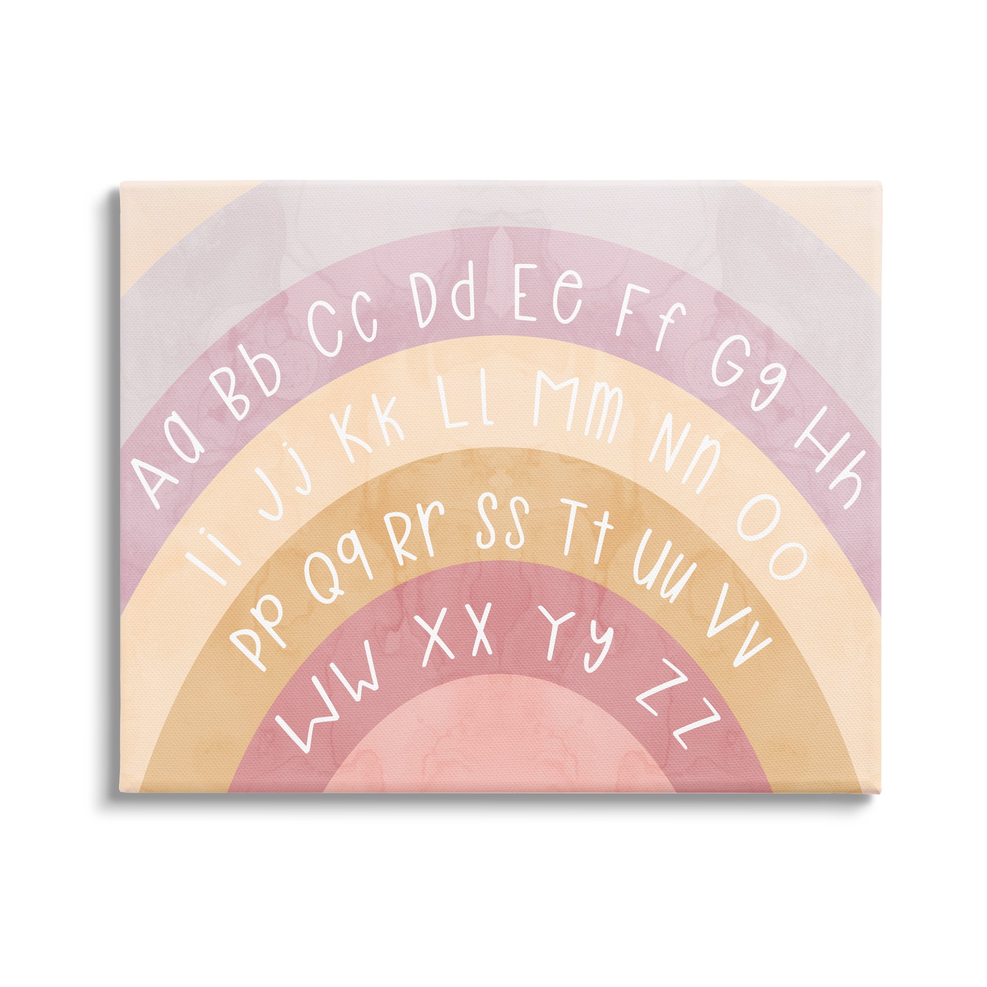 Stupell Industries Alphabet on Muted Arches Landscape Painting Gallery Wrapped Canvas Art Print Wall Art, 40 x 30