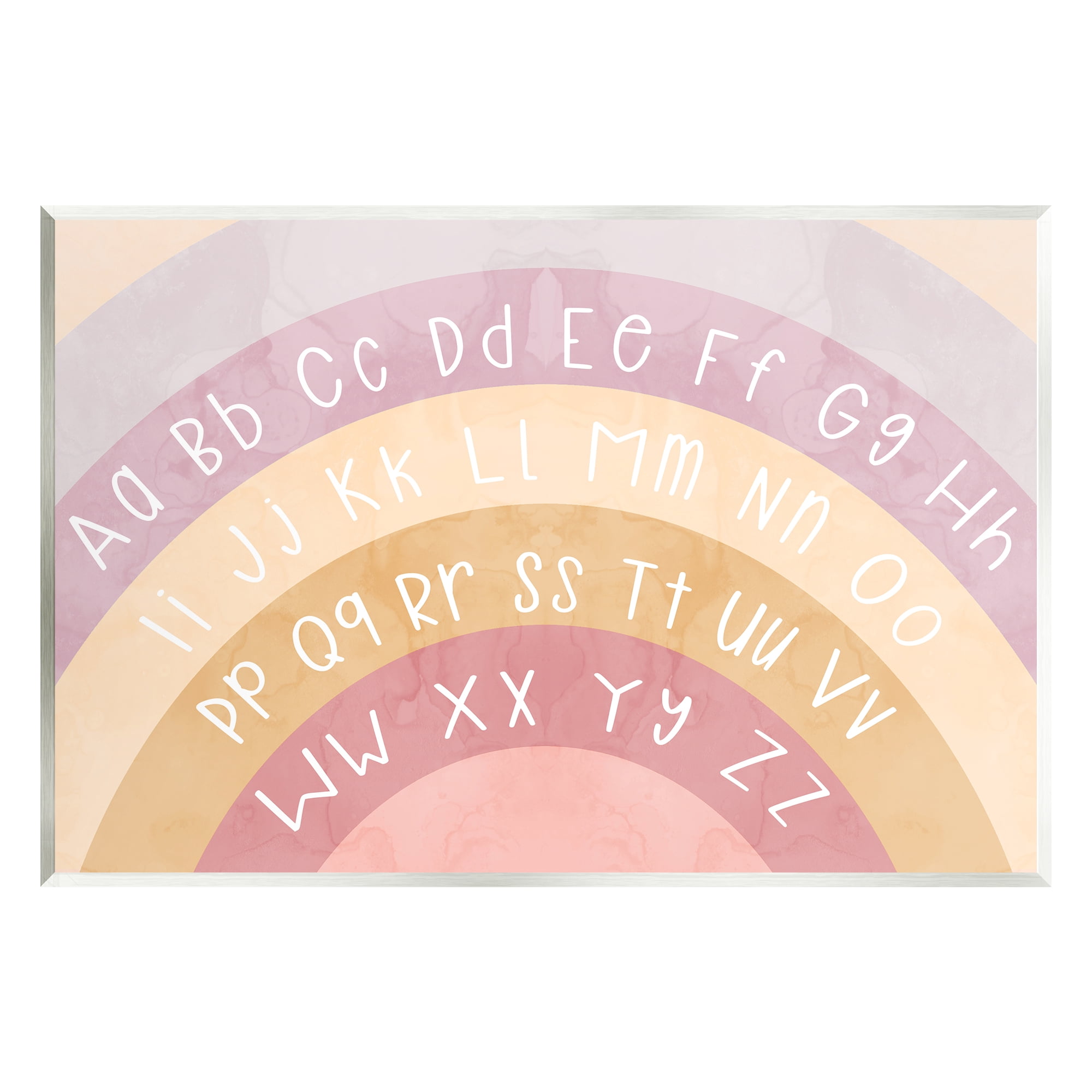 Stupell Industries Alphabet on Muted Arches Landscape Painting Unframed Art Print Wall Art, 15 x 10
