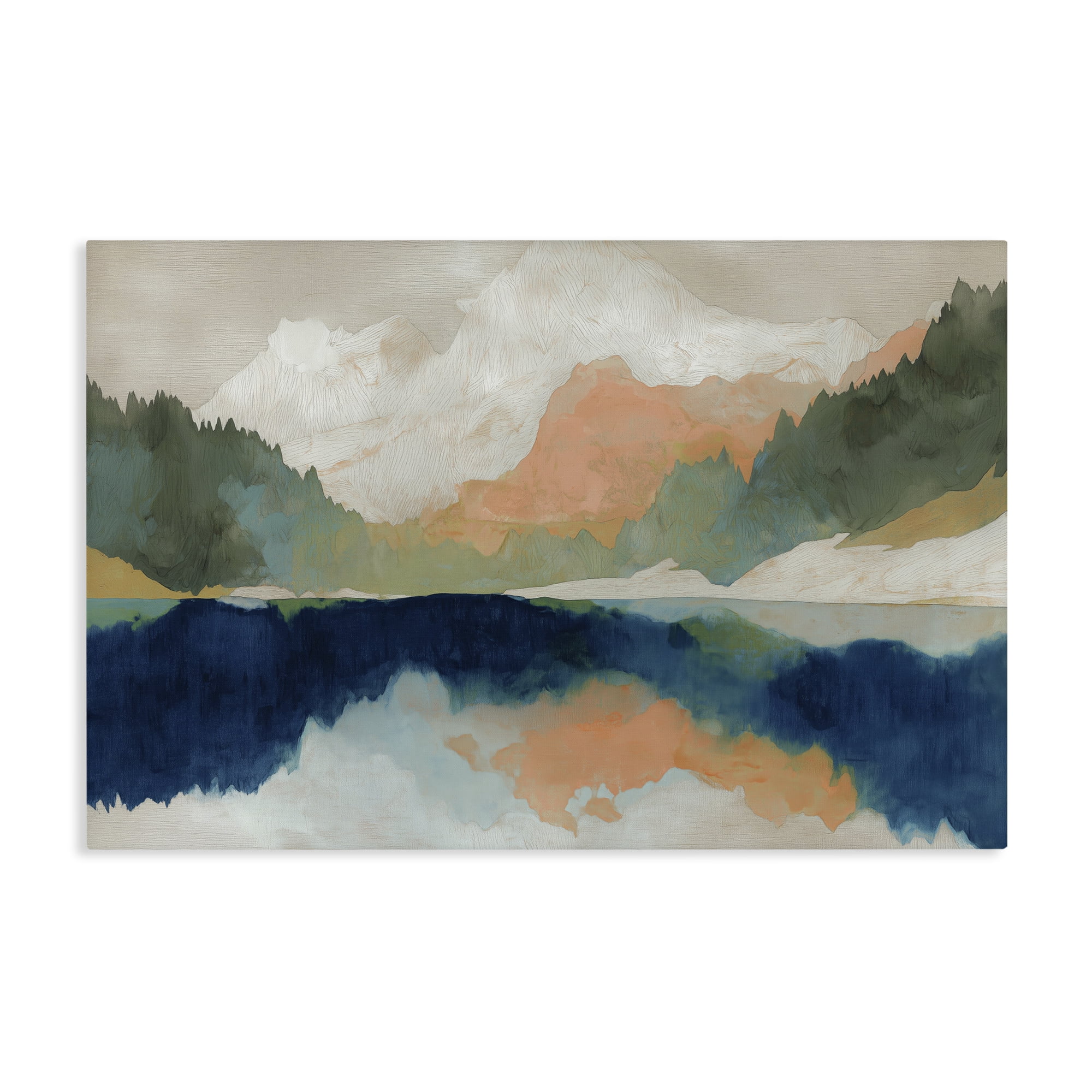 Stupell Industries Alpine Autumn Lake Reflection Canvas Wall Art, design by Chromatic Storm Studio