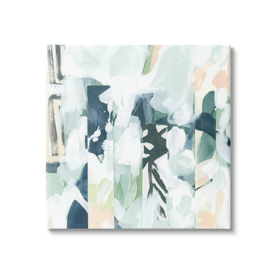 Stupell Industries Alternating Abstract Shapes Composition Painting Gallery Wrapped Canvas Print Wall Art, Design by June Erica Vess