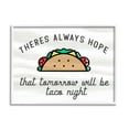 thumbnail image 1 of Stupell Industries Always Hopeful Taco Night Funny Kitchen Sign ,20 x 16, Design by Daphne Polselli, 1 of 5