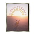 thumbnail image 1 of Stupell Industries Always Towards Sunshine Phrase Transportation Painting Gray Floater Framed Art Print Wall Art, 25 x 31, 1 of 10