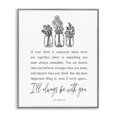 thumbnail image 1 of Stupell Industries Shabby Chic Always With You Emotional Quote Floral Jar Bouquets Gray Framed Giclee Art, 16 x 20, by Lettered and Lined, 1 of 8