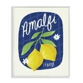 thumbnail image 1 of Stupell Industries Amalfi Lemons on Blue Food & Beverage Painting White Framed Art Print Wall Art, 11 x 14, 1 of 2
