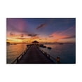 thumbnail image 1 of Stupell Industries Traditional Amazing Sunset at Pier Canvas Art, 24 x 16, by Creative Studio, 1 of 8