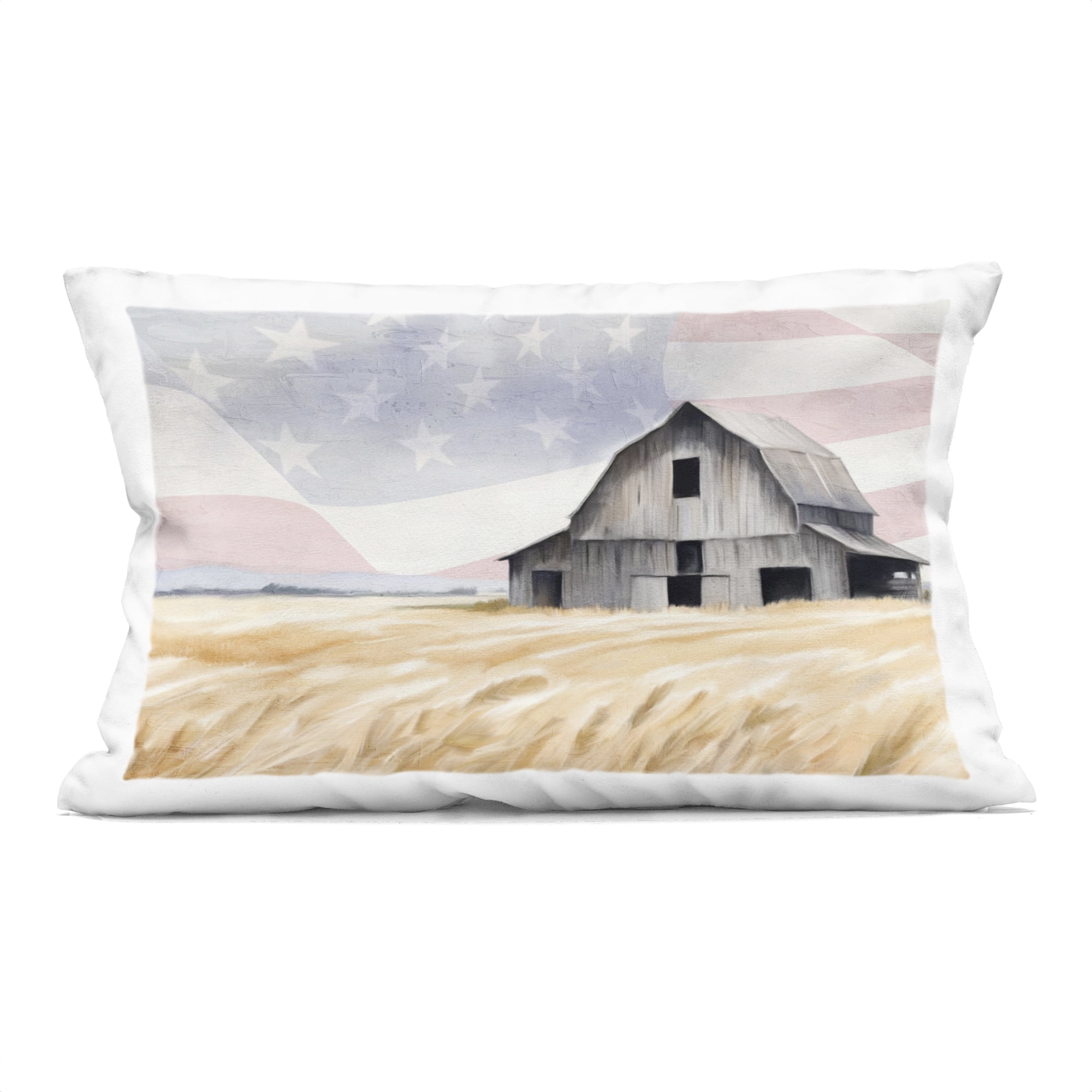Stupell Industries Amber Waves of Farmland Decorative Printed Throw Pillow, design by Kim Allen