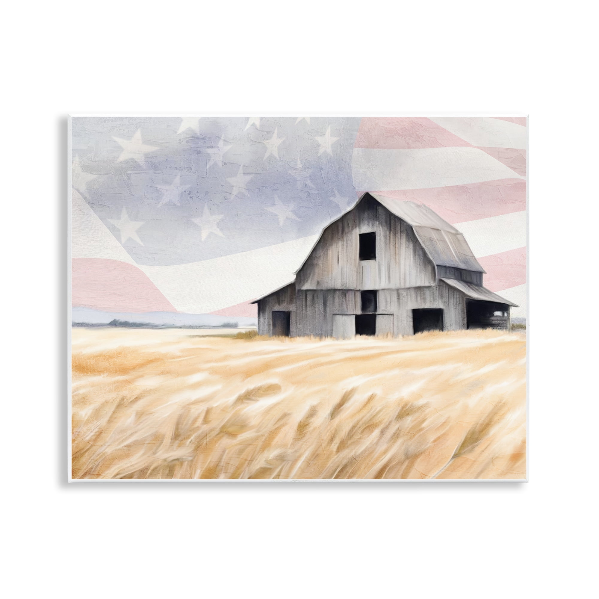 Stupell Industries Amber Waves of Farmland Wall Plaque Art, design by Kim Allen