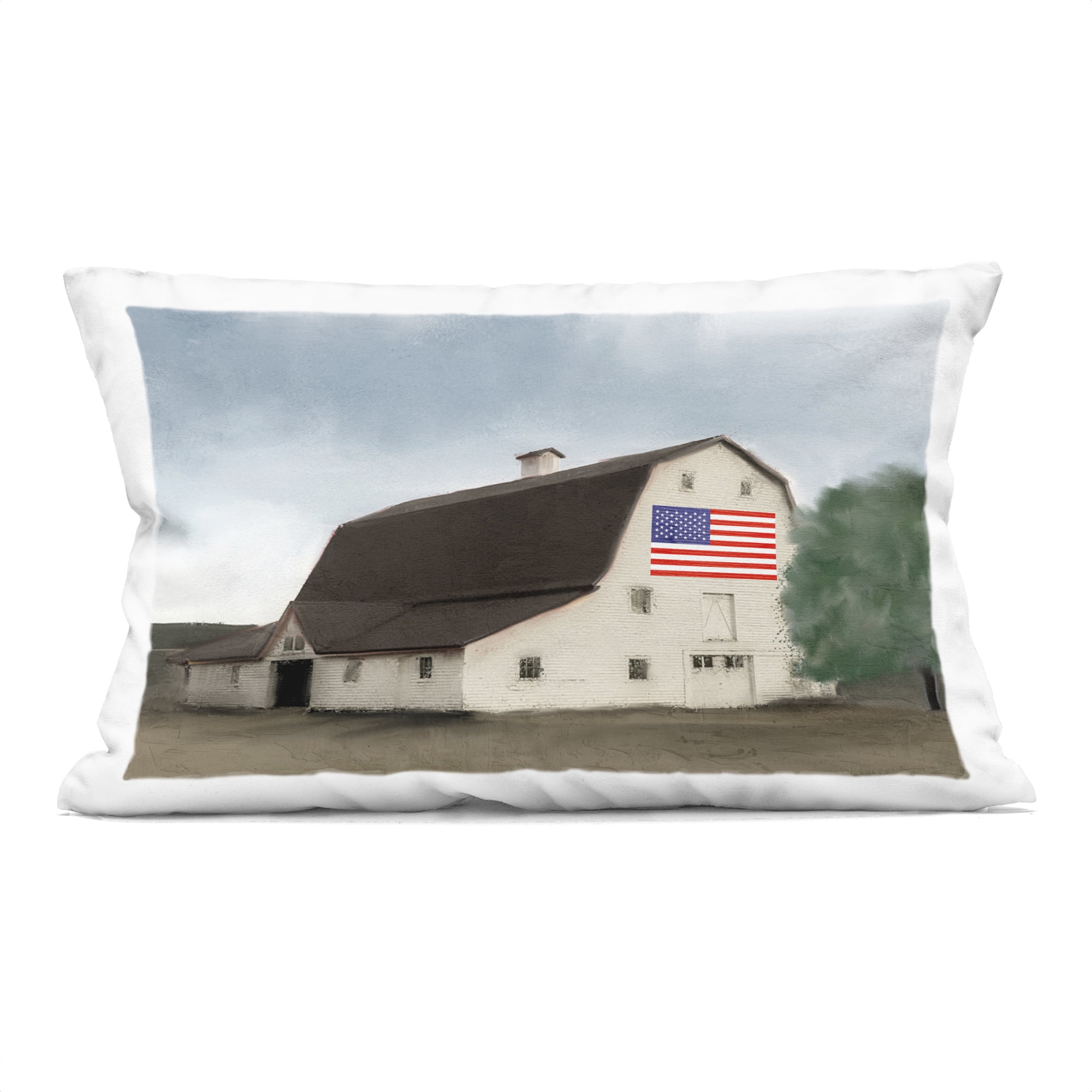 Stupell Industries American Barn Dreams Decorative Printed Throw Pillow, design by Kim Allen
