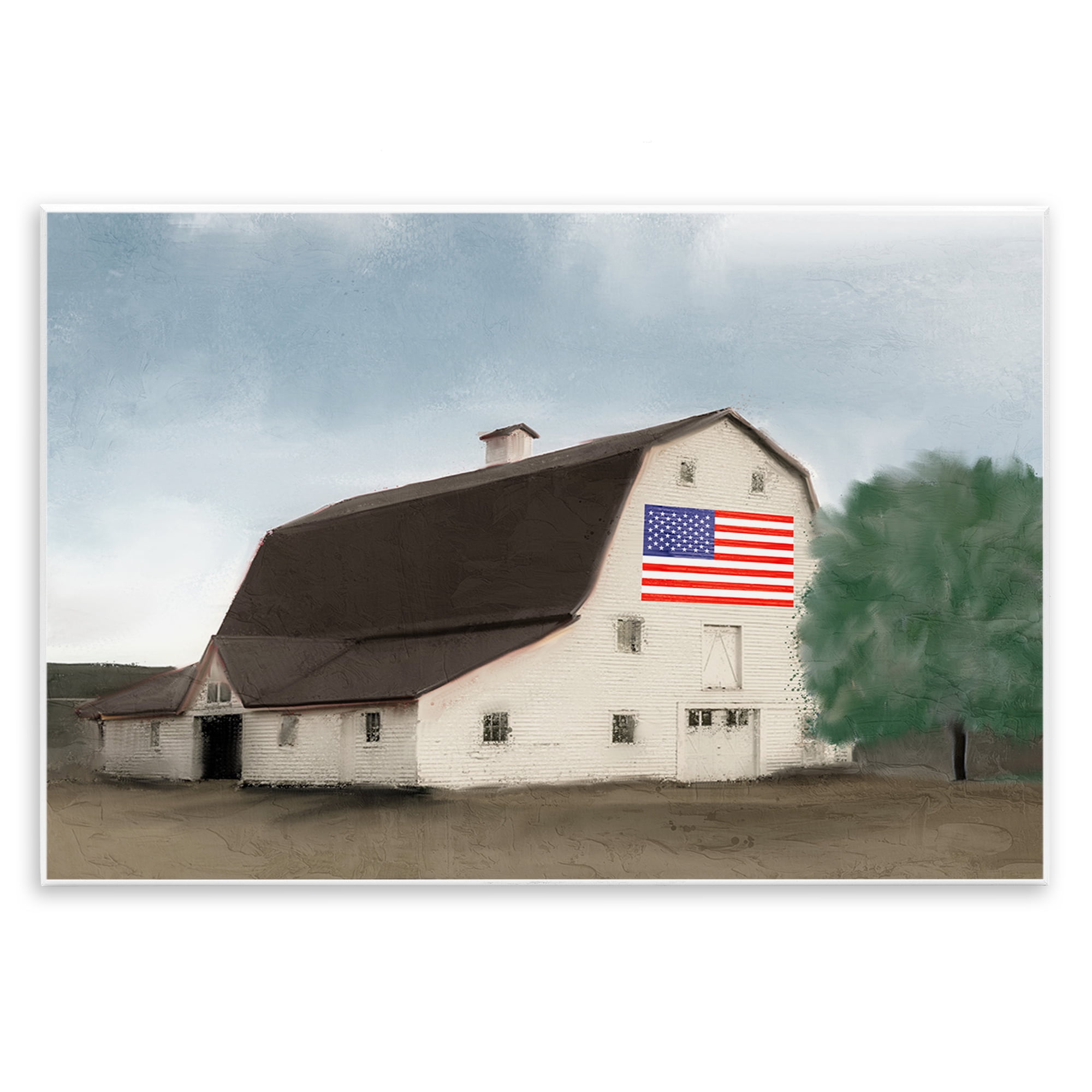 Stupell Industries American Barn Dreams Wall Plaque Art, design by Kim Allen
