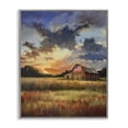 thumbnail image 1 of Stupell Industries American Barn at Sunset Landscape & Nature Painting Gray Framed Art Print Wall Art, 11 x 14, 1 of 8