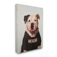 thumbnail image 1 of Stupell Industries American Bulldog in Americano T-Shirt Dog Pun Designed by Lucia Heffernan, 1 of 6