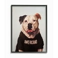 thumbnail image 1 of Stupell Industries American Bulldog in Americano T-Shirt Dog Pun Designed by Lucia Heffernan, 1 of 8