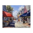 thumbnail image 1 of Stupell Industries Traditional American Coastal Town Stroll Canvas Art, 40 x 30, by Franklyn Gregory, 1 of 8