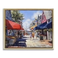 thumbnail image 1 of Stupell Industries Traditional American Coastal Town Stroll Gold Floating Frame Canvas Art, 31 x 25, by Franklyn Gregory, 1 of 8