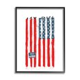 thumbnail image 1 of Stupell Industries American Flag Birds on Wall Political Statement Black Framed by Balazs Solti, 1 of 1