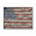 thumbnail image 1 of Stupell Industries American Flag Song Quote Word Design Gray Farmhouse Rustic Framed Giclee Texturized Art by Daniel Sproul, 1 of 3