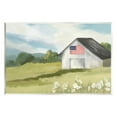 thumbnail image 1 of Stupell Industries American Flag on Barn Nature Painting Unframed Art Print Wall Art, 19 x 13, 1 of 7