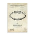 thumbnail image 1 of Stupell Industries American Football Sports Patent Diagram Blueprint Design Wood Wall Art, 10 x 15, Design by Karl Hronek, 1 of 5