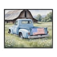 thumbnail image 1 of Stupell Industries Traditional American Pride Truck on Farm Black Framed Giclee Art, 14 x 11, by Kim Allen, 1 of 8