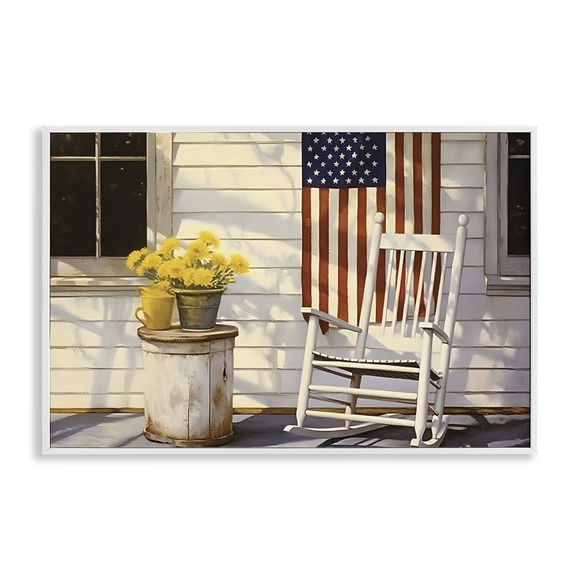 Stupell Industries Americana Deco Scene Travel & Places Painting White