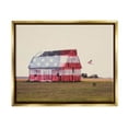 thumbnail image 1 of Stupell Industries Americana Farmhouse Barn Landscape Painting Gold Floater Framed Canvas Art Print Wall Art, 21 x 17, 1 of 10