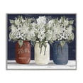 thumbnail image 1 of Stupell Industries Americana Floral Bouquets Rustic Flowers Country Pride Framed Wall Art Design by Cindy Jacobs, 16" x 20", Gray Framed, 1 of 7