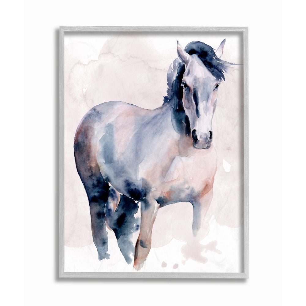 Stupell Industries Americana Horse Figure Southwestern Watercolor Designed by Jennifer Paxton Parker