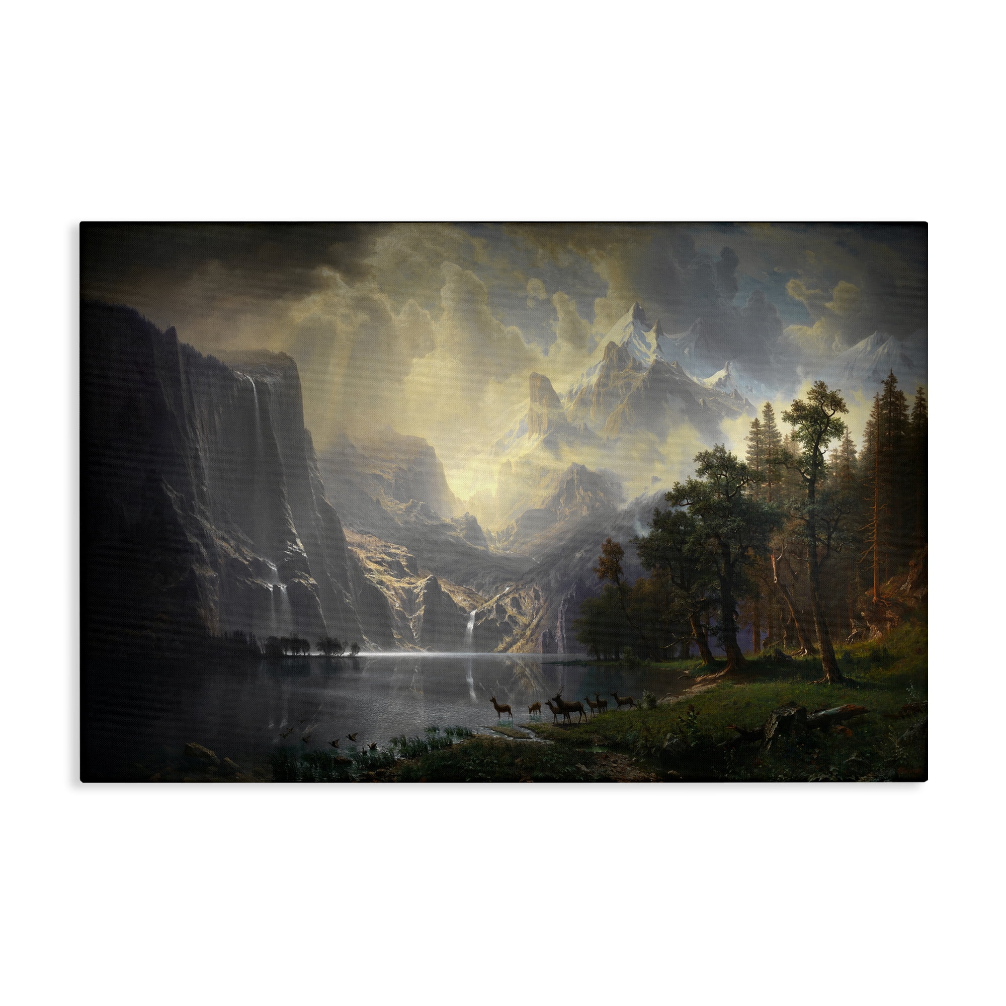 Stupell Industries Among Sierra Nevada Mountains Landscape & Nature Painting Wrapped Canvas Art Print Wall Art, 24 x 16