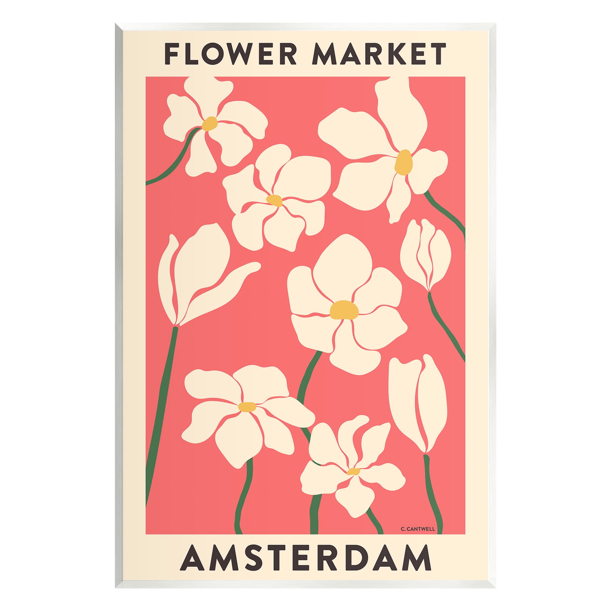Stupell Industries Amsterdam Flower Market Botanical & Floral Painting Unframed Art Print Wall Art, 10 x 15