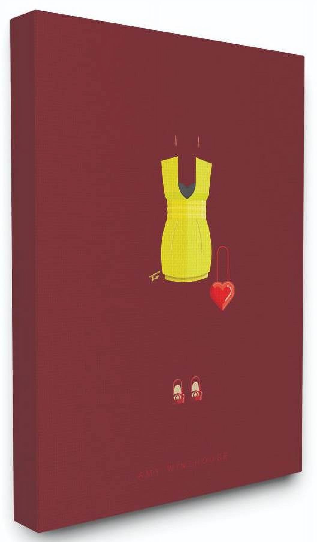 Stupell Industries Amy Winehouse Famous People Characters Fashion Design Canvas Wall Art by Fred Birchal